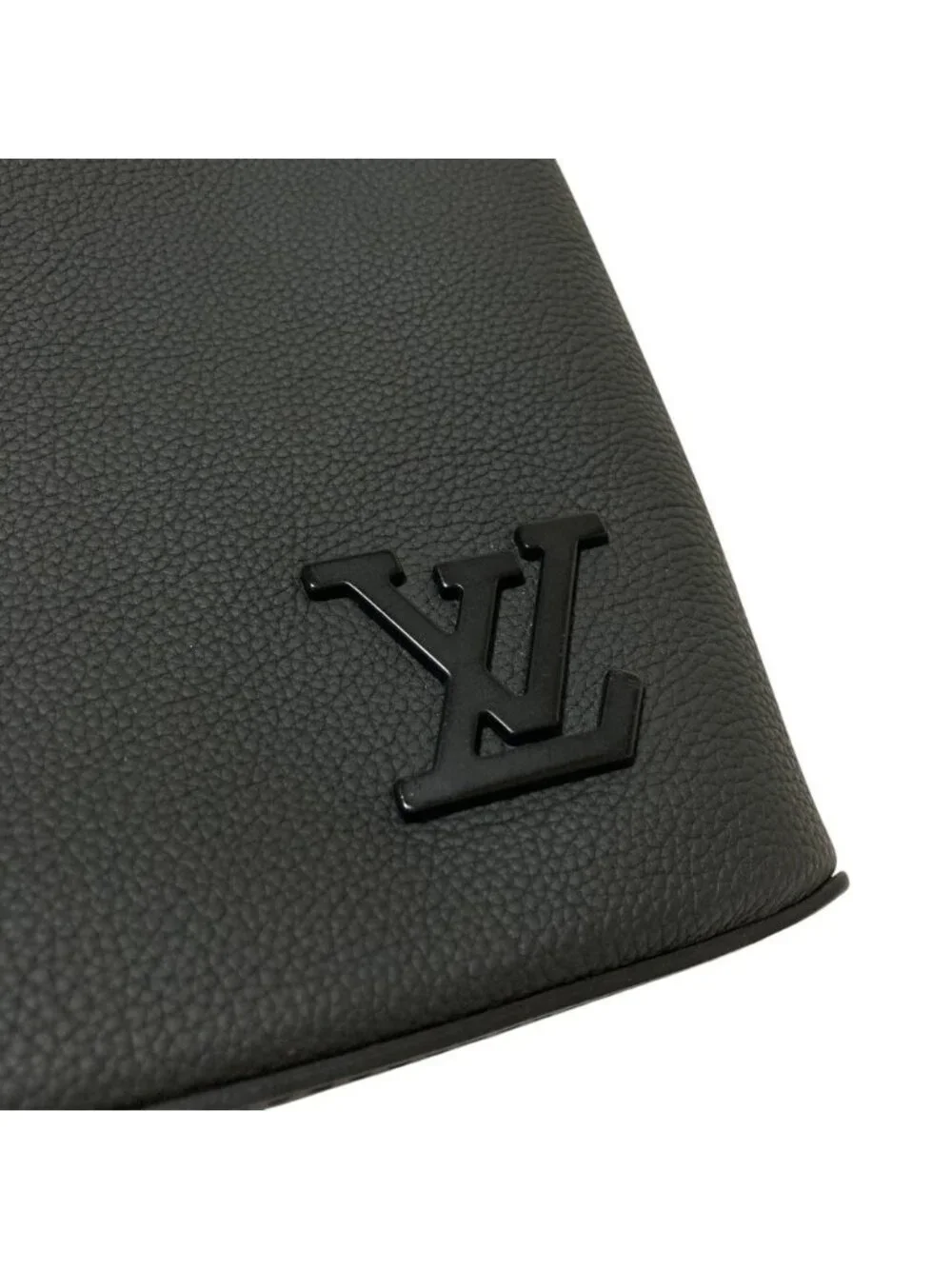 Louis Vuitton LV Aerogram Take Off Pouch Clutch Noir